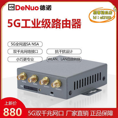 【樂淘】5G轉有線工業級插卡專網VPDN千兆全網通SA大功率NSA路由器APN5206