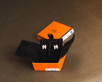 ［現貨在台］Hermes Mini Pop H Earrings 白色玫瑰金耳環 保證正品 最新限定迷你款