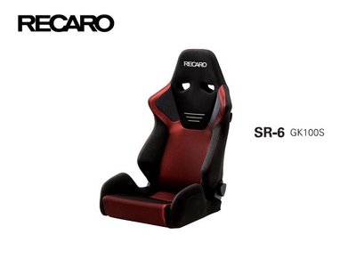 【Power Parts】RECARO SR-6 GK100S 可調賽車椅(紅)