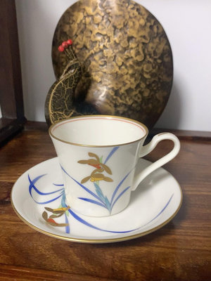 日本回流 香蘭社咖啡杯 紅茶杯碟 尺寸品相見圖