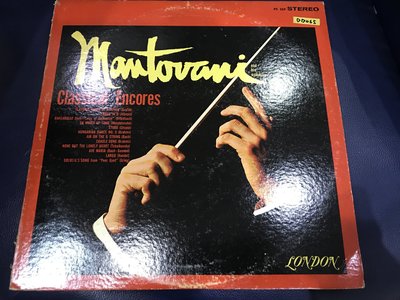 開心唱片 (MANOTOVANI / CLASSICAL ENCORES) 二手 黑膠唱片 DD065