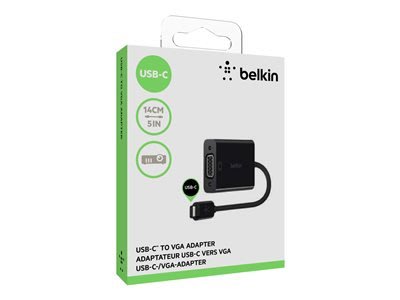 【TurboShop】原廠 Belkin USB-C 對 VGA轉接器.Apple 獨家提供(F2CU037BTBLK)
