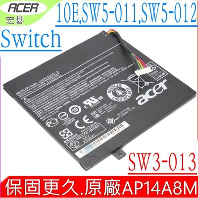 ACER AP14A8M 電池 原廠 宏碁 SW5-011 SW5-012 Switch 10E Switch 11V AP18A4M