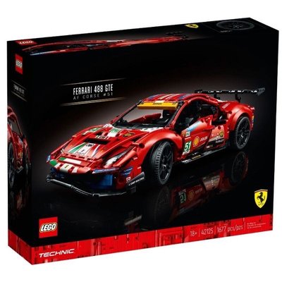 LEGO 科技 42125 法拉利 Ferrari 488 GTE AF Corse #51"