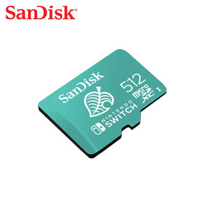 SanDisk【512GB】Switch 專用記憶卡 UHS-I microSD記憶卡 (SD-SQXAO-512G)