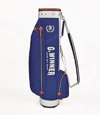 (易達高爾夫)全新原廠G.Winner 7吋丹寧高爾夫球桿袋 藍色 (附航空外袋)