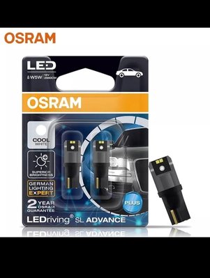 新版~ Led w5w T10 Osram 定位燈 牌照燈 水晶藍 6800k 1w Philips 2000k 4000k Amber Warm 歐洲進口