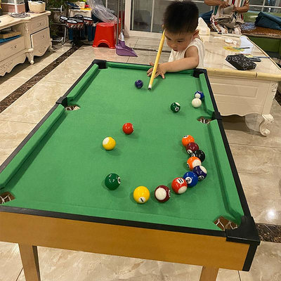兒童台球孩子6男孩台球桌家用迷你桌球台玩具桌面小型室內桌球8歲半米潮殼直購