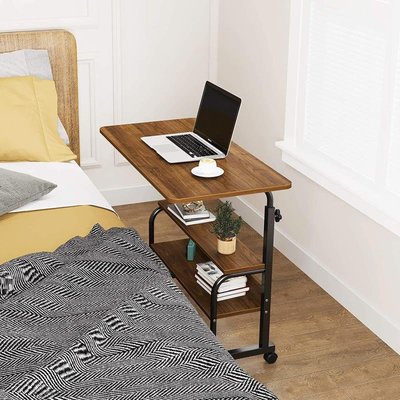 床邊桌可移動家用臥室學習小桌子簡易書桌懶人電腦升降桌