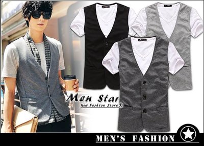 【Men Star】免運費 韓版高棉質西裝背心 男西裝背心 女西裝背心 媲美 superdry 極度乾燥 edwin