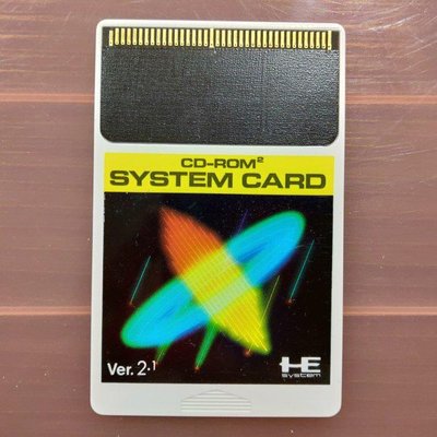 PC-Engine CD CD-ROM SYSTEM CARD Ver. 2.1 系統卡 (編號327)