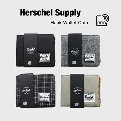 Herschel Hank Coin Wallet 防RFID零錢袋短夾皮夾 10369