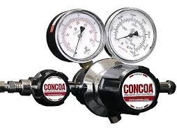美國 CONCOA 原裝進口 203 終端減壓閥、213 兩段式銅鍍鉻氣體減壓閥 (適合實驗微調極低出口壓力)