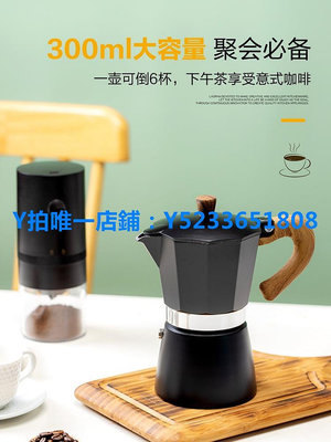 摩卡壺 佰萃奇摩卡壺意式鋁制摩卡壺土耳其八角咖啡壺家用純手磨咖啡器具