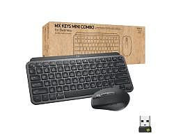 羅技 Logitech MX KEYS MINI COMBO 無線鍵盤滑鼠組(企業版-石墨黑)【風和資訊】