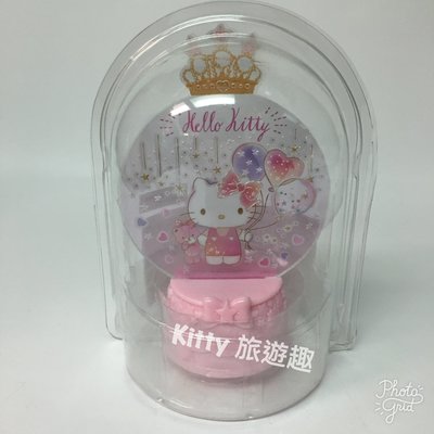 [Kitty 旅遊趣] 亮片雪球擺飾 Hello Kitty 凱蒂貓 聖誕雪球擺飾品 聖誕裝飾 禮物
