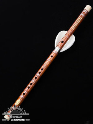 董雪華珍品笛子竹笛樂器專業演奏級橫笛成人gf調苦竹笛子學生初學.