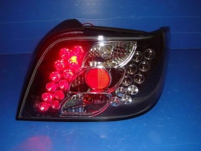 小亞車燈╠ 全新上市 雪鐵龍 XSARA N7 黑框 外銷版 LED 尾燈