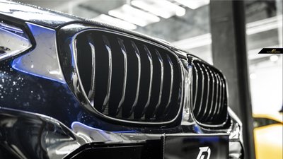 【政銓企業有限公司】BMW G02 X4 專用 PERFORMANCE款 單線 亮黑 水箱罩 鼻頭 免費安裝 現貨