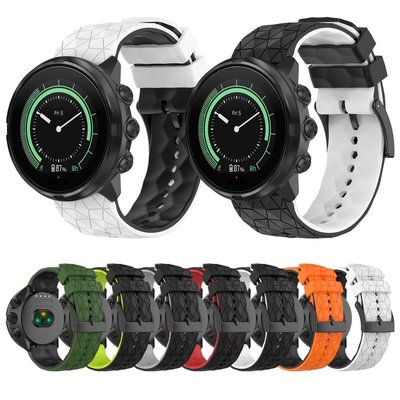 Suunto 9 / 7 / D5 / Spartan Sport / Wrist HR 運動矽膠錶帶錶帶手鍊, 用於 七佳錶帶配件