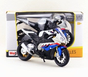 「車苑模型」Maisto合金摩托車玩具模型1:12 BMW S1000RR街車