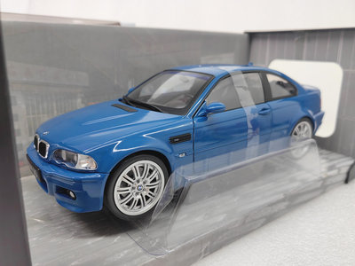 汽車模型 車模 收藏模型索立德 1/18 寶馬 BMW E46 M3 合金汽車模型