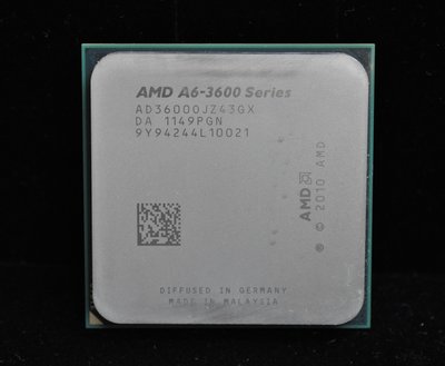 AMD A6-3600 四核正式版 送風扇 (FM1 2.4G) A6-3500 A6-3620 A6-3650 參考