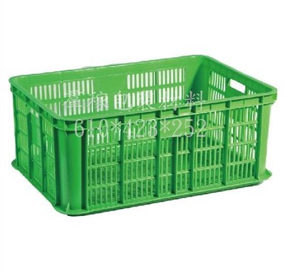 【羣稼包裝材料】四格塑膠搬運籃 塑膠籃 搬運籃 工具箱 儲運箱 收納箱 收納籃 儲運箱 水果籃 蘆筍箱 百吉籃 圓桶