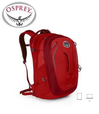 美國Osprey│Comet 30 日用系列後背包│紅色│24/Seven│電腦包 大容量│德晉 大營家購物網