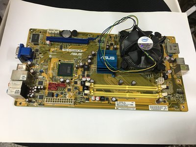 電腦雜貨店→華碩ASUS P5QL 10L/CP5140/DP_MB 主機板 (775 顯示 DDR2)二手良品$600