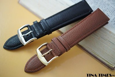 TINA TIMES~法麗香頌_ZRC素雅簡約小牛皮錶帶_真實的歐規毛底皮設計 多種尺寸