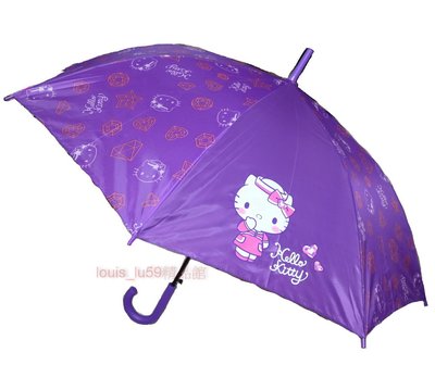 sogo 2016 來店禮 精品【Hello Kitty紫灩夢幻晴雨傘 (直傘)】umbrella 全新 免競標