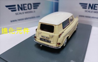 Neo 1 43 亞歷山大勞埃德客貨車模型 LLoyd Alexander Kombi 黃白