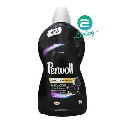 【易油網】PERWOLL 黑色/深色 洗衣精 1.8L 深色衣物專用 #27090 Henkel