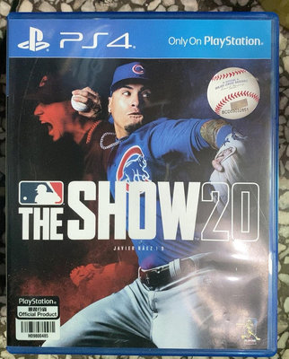 PS4 游戲 美國職業棒球大聯盟20 港版英文 盤面無痕 箱11137