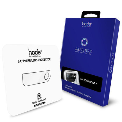 hoda 藍寶石 鏡頭保護鏡，高硬度、防撞擊耐刮磨、抗指紋，ASUS ROG Phone 7 Ultimate