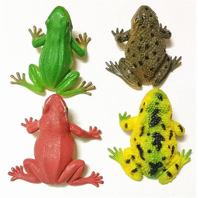 仿真青蛙模型昆蟲動物玩具癩蛤蟆蟾蜍發聲假青蛙玩具裝飾擺設道具