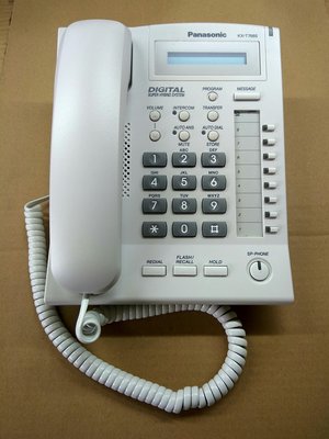 Panasonic KX-7665 國際牌系統總機專用8鍵顯示型話機