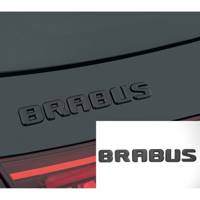 Benz 賓士 A class W168 W169 W176 「BRABUS」 消光黑字貼 霧黑字體 後箱字體 車身字體