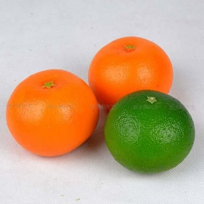 [MOLD-D080]高仿真水果模型假水果蔬菜櫥櫃裝飾品道具 仿真青橘子黃桔 加重型