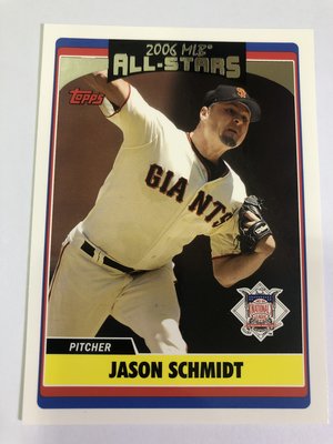 Jason Schmidt #UH243 2006 Topps Update All-Star