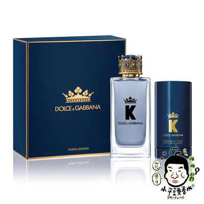 《小平頭香水店》Dolce &amp; Gabbana D&amp;G 王者之心 男性淡香水禮盒(淡香水100ML+75G體香膏)