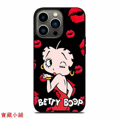 Betty Boop 貝蒂娃娃防摔保護套適用於蘋果手機殼 IPhone 14 Plus 13 Pro Max 12 Mi
