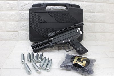 台南 武星級 iGUN MP5 鎮暴槍 17MM CO2槍 + 槍盒 + 小鋼瓶 + 硬彈 (手槍漆彈槍防身噴霧防衛