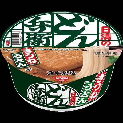 【NISSIN 日清】咚兵衛油豆腐烏龍麵(碗) (速食麵) 95g