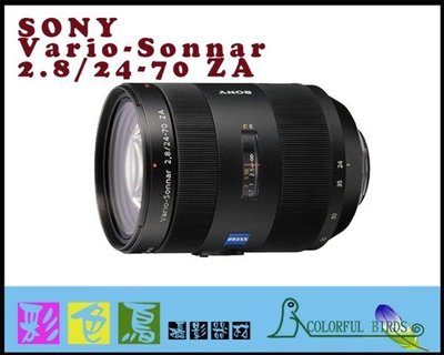 彩色鳥 (相機出租 鏡頭出租) Sony 24-70mm F2.8 ZA SSM ZEISS 蔡司鏡 A接環