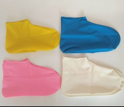 矽膠防水雨鞋套（大陸製/現貨）M35-40cm/L 41-45cm、粉紅丶黑色丶藍色丶黃色（長代表高腳裸以上）