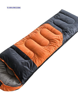 迪卡儂加厚睡袋冬季戶外午休棉睡袋便攜野外露營成人防寒保暖睡袋