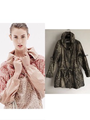 Stella MaCartney x Adidas 全新真品聯名款豹紋風衣外套