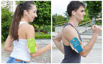 跑步手機臂包運動手機包腕包戶外臂帶健身透氣防水潑臂包